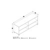 Bestar Pro-Linea 72W Credenza, White 120612-1117